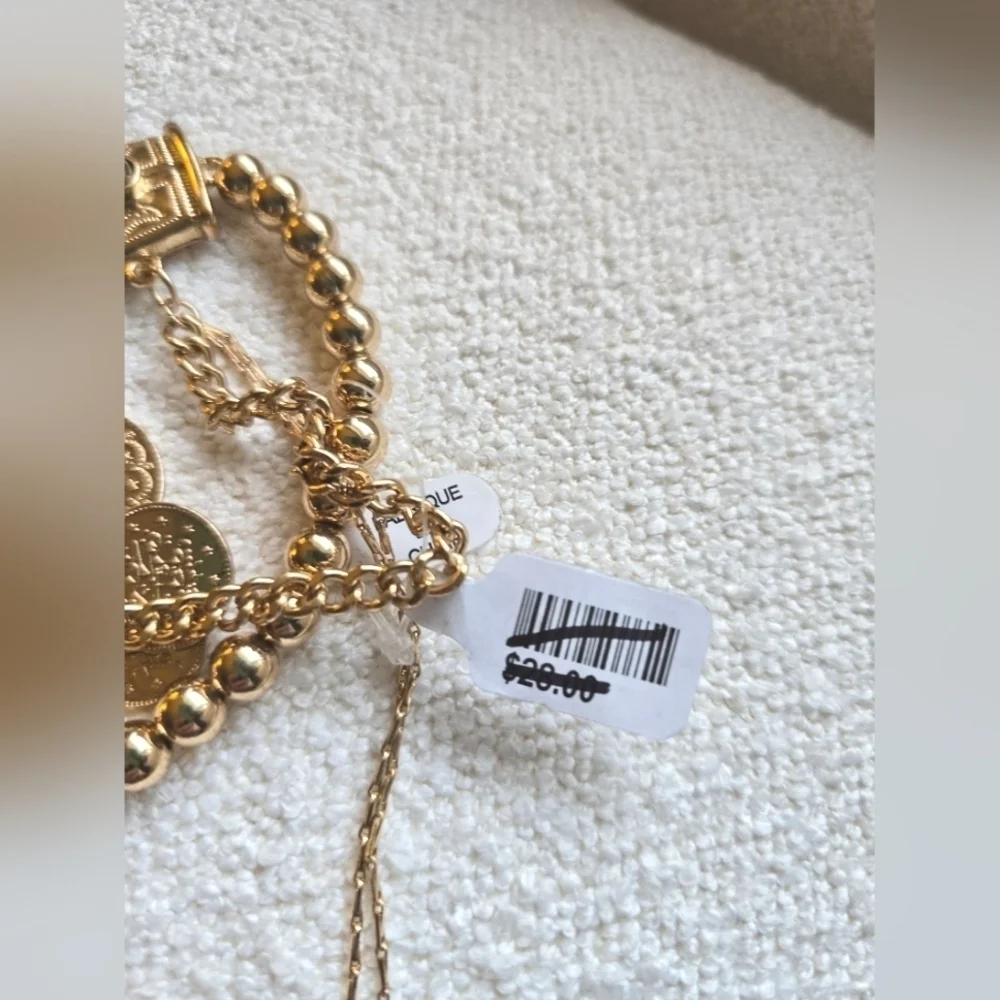 Free People, Last Chance Arm Cuff, Gold -NEW!